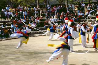 fotografia, materiale, libero il panorama, dipinga, fotografia di scorta,Ballo 2 coreano, tradizione, ballo, , 