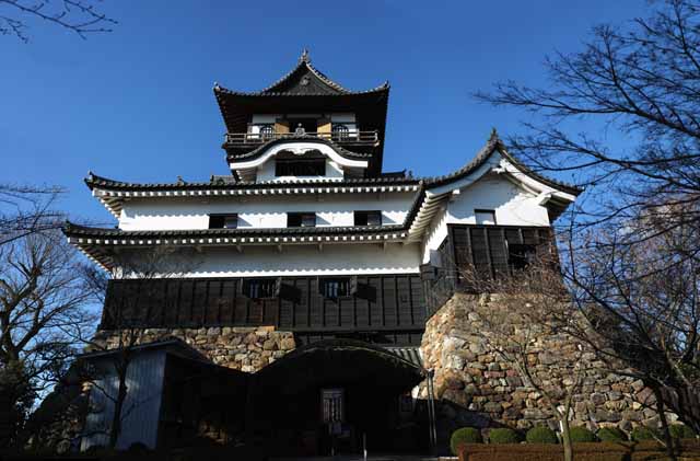 foto,tela,gratis,paisaje,fotografía,idea,Torre de castillo de castillo de Inuyama - jo, Castillo, Tesoros nacionales, , Nobuyasu Oda