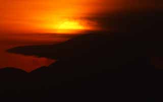 fotografia, materiale, libero il panorama, dipinga, fotografia di scorta,Mt. Fuji del crepuscolo, Sole che mette, Mt. Fuji, Rosso, nube