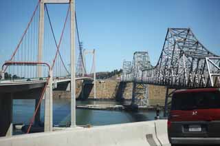 foto,tela,gratis,paisaje,fotografía,idea,El puente de la autopista, Autopista, Un puente de hierro, Puente basculante, Puente colgante