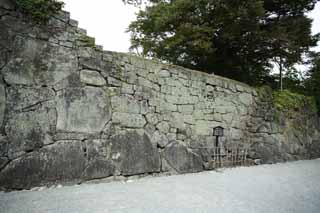 foto,tela,gratis,paisaje,fotografía,idea,Pasaje de Matsushiro joven a lo largo del banco alrededor de un castillo, Foso, Ishigaki, Castillo de Kurokawa, Ujisato Gamo