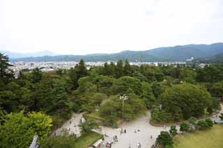 foto,tela,gratis,paisaje,fotografía,idea,Aizu Wakamatsu, Azulejo, Edificio, Pueblo, La torre de castillo