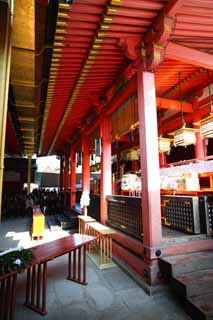 fotografia, material, livra, ajardine, imagine, proveja fotografia,Fushimi-Inari Taisha Santuário santuário principal, ajardine lanterna, Eu sou pintado em vermelho, Dinheiro, raposa