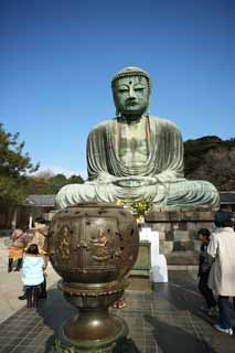 photo,material,free,landscape,picture,stock photo,Creative Commons,Kamakura great statue of Buddha, , , Soong style, Buddhism sculpture