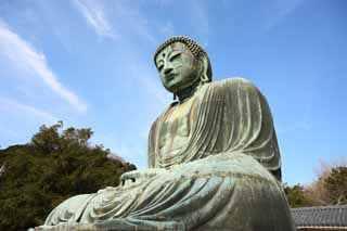 fotografia, materiale, libero il panorama, dipinga, fotografia di scorta,Kamakura la grande statua di Budda, , , Soong disegna, Scultura di Buddismo