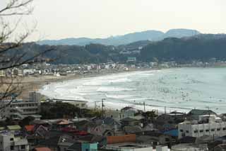 fotografia, materiale, libero il panorama, dipinga, fotografia di scorta,Yui arena, onda, spiaggia sabbiosa, Praticando il surfing, surfista