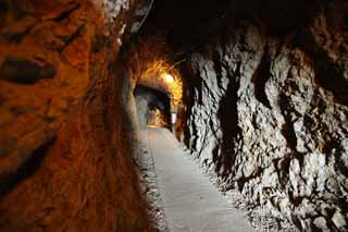 Foto, materiell, befreit, Landschaft, Bild, hat Foto auf Lager,Der zweite Enoshima Iwaya, Geheiligter Boden, Tunnel, Klippe, Höhle