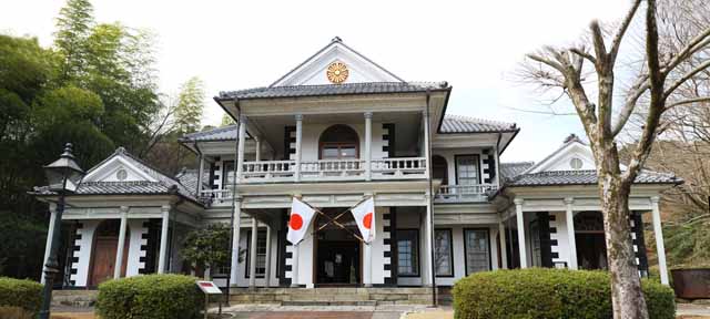 Foto, materieel, vrij, landschap, schilderstuk, bevoorraden foto,Meiji-mura Village Museum Higashiyamanashi-vuurwapen regering werkkring, Gebouw van de Meiji, De Westernization, Westelijke-trant gebouw, Cultureel heritage