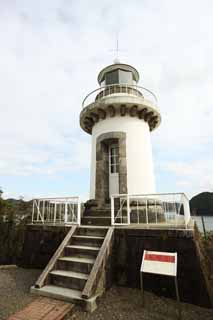 Foto, materiell, befreit, Landschaft, Bild, hat Foto auf Lager,Meiji-mura-Dorf Museum Shinagawa Leuchtturm, das Bauen vom Meiji, Die Verwestlichung, Reise, Kulturelles Erbe