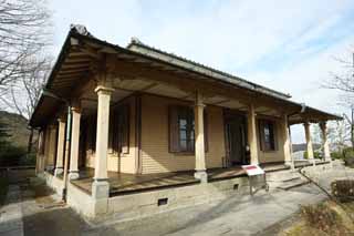 Foto, materiell, befreit, Landschaft, Bild, hat Foto auf Lager,Das 25. Meiji-mura-Dorf Museum Nagasaki Entscheidung Gebäude, das Bauen vom Meiji, Die Verwestlichung, West-Stilgebäude, Kulturelles Erbe