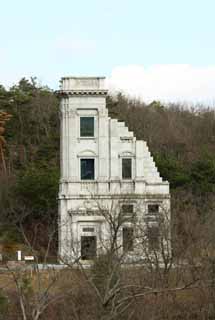 foto,tela,gratis,paisaje,fotografía,idea,La oficina central del banco de Kawasaki del museo de pueblo de Meiji - mura, Construcción del Meiji, La occidentalización, Edificio historia de vaqueros -style, Herencia cultural