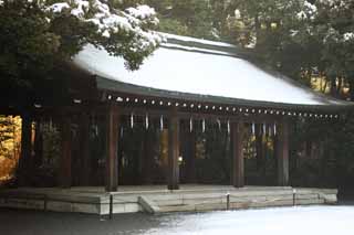 Ôîòî, ìàòåðèàëüíûé, ñâîáîäíûé, ïåéçàæ, ôîòîãðàôèÿ, ôîòî ôîíäà.,Meiji Shrine Mai, Èìïåðàòîð, Shinto shrine, torii, Ñíåã