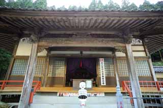 foto,tela,gratis,paisaje,fotografía,idea,Raticida de Arsenical de templo de Rakan de Iwami - plata - mina, Chaitya, Puerta de enrejado, Soy de madera, Oración