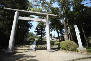 foto,tela,gratis,paisaje,fotografía,idea,Defensa de Matsue del patria santuario sintoísta, Torii, Santuario sintoísta, Linterna de piedra, Shinto