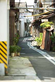 foto,tela,gratis,paisaje,fotografía,idea,La ciudad de Matsue, Un callejón, Asfalto, Restaurante, Una atmósfera