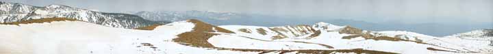 Foto, materieel, vrij, landschap, schilderstuk, bevoorraden foto,Kusatsu Mt. Shirane, Boom, Blauwe lucht, Hoge berg, Rots