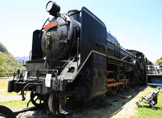 foto,tela,gratis,paisaje,fotografía,idea,D51 de locomotora de vapor del ferrocarril, Ferrocarril, , Locomotora de vapor, Viajero