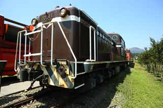 foto,tela,gratis,paisaje,fotografía,idea,DD51 de diesel del ferrocarril, Ferrocarril, Brown, Conector, Viajero