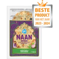 Een afbeelding van AH Naanbrood knoflook koriander