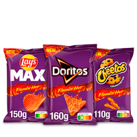 Een afbeelding van Lay's, Cheetos, Doritos en Duyvis: gratis bezorging bij 10 euro