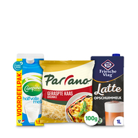 Een afbeelding van Campina, Friesche Vlag, Botergoud, Parrano en Vifit: gratis bezorging bij 10 euro