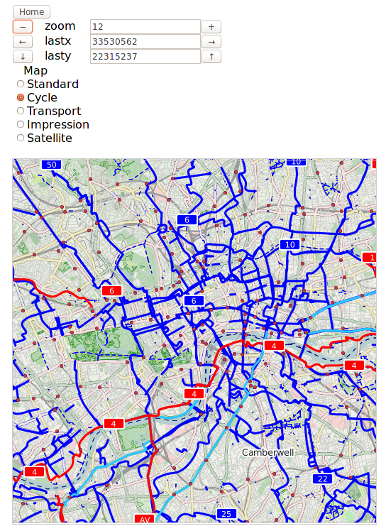 Cycle map