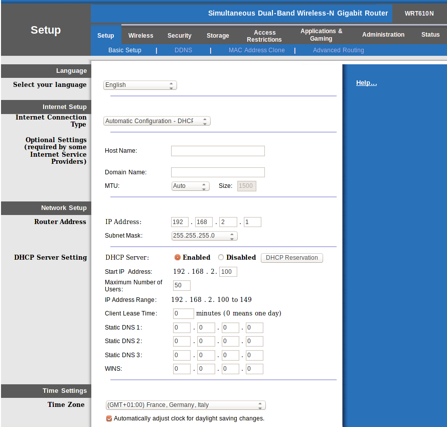 A Router Interface