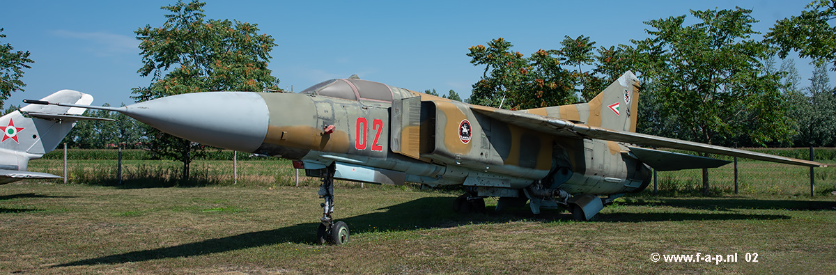 Mikoyan-Gurevich MiG-23MF  Flogger   02  c/n-0393217153  Ex Hungarian AF   Komo-Sky 51-es Bázis  Dunavarsány / Komo-Sky [ Off-Airport ]   13-07-2024