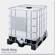 Used IBC containers with SEC, CDS coupling for unloading AdBlue or chemicals