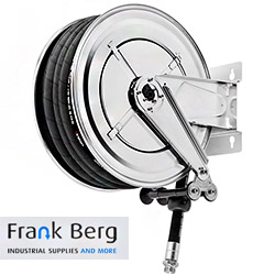 stainless steel hose reel, automatic hose reel stainless steel, AISI 304, hose reel water, hose reel air, retractable hose reel
