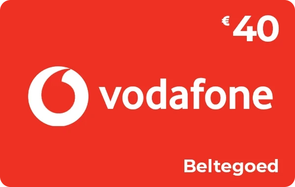 Vodafone beltegoed 40 euro