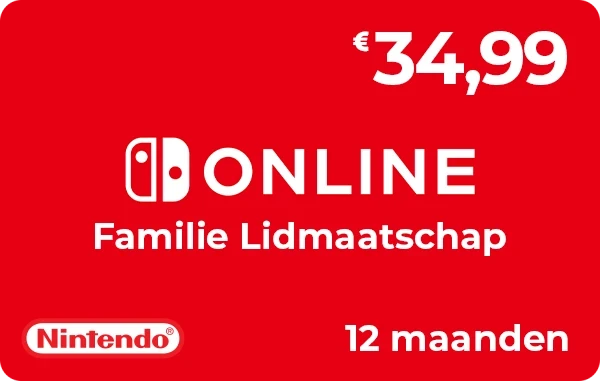 Nintendo Switch Online 12 maanden Familie Lidmaatschap