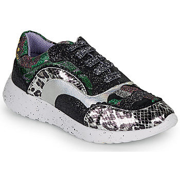 Schoenen Dames Lage sneakers Irregular Choice JIGSAW Zwart / Zilver