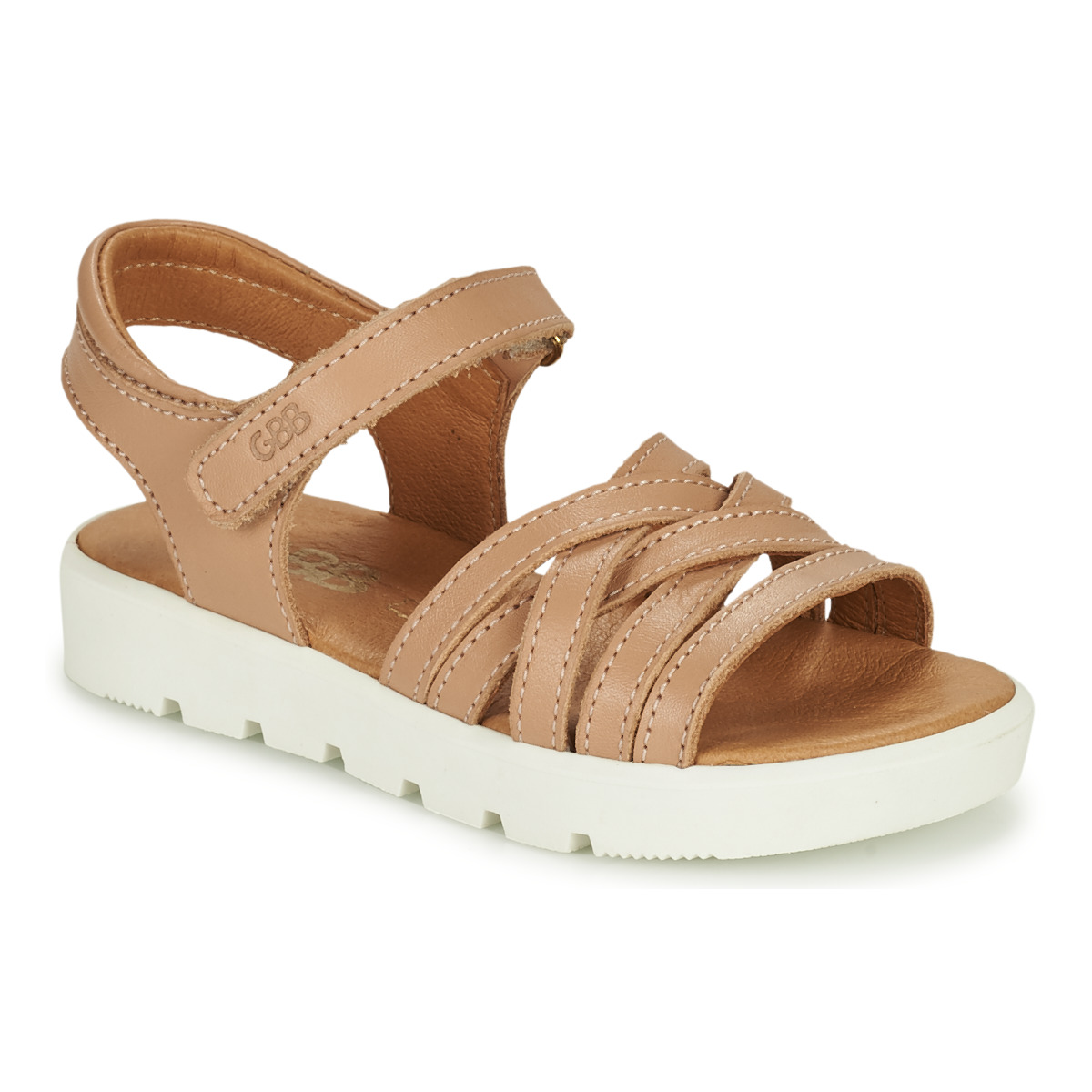 Schoenen Meisjes Sandalen / Open schoenen GBB CONSTANCE Beige