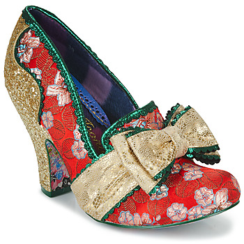 Schoenen Dames pumps Irregular Choice All The Time Rood / Goud