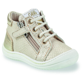 Schoenen Meisjes Hoge sneakers GBB FLEXOO ZIPETTE Beige