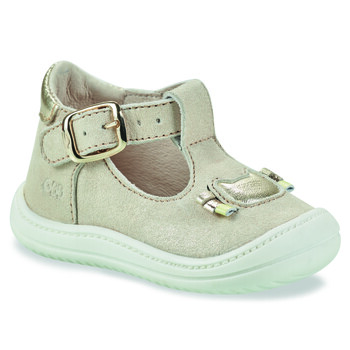 Schoenen Meisjes Hoge sneakers GBB FLEXOO KAT Beige