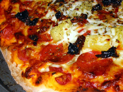 pizza closeup