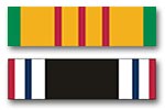 Vietnam and POW Service Ribbons