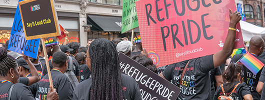 Image showing a Pride march.