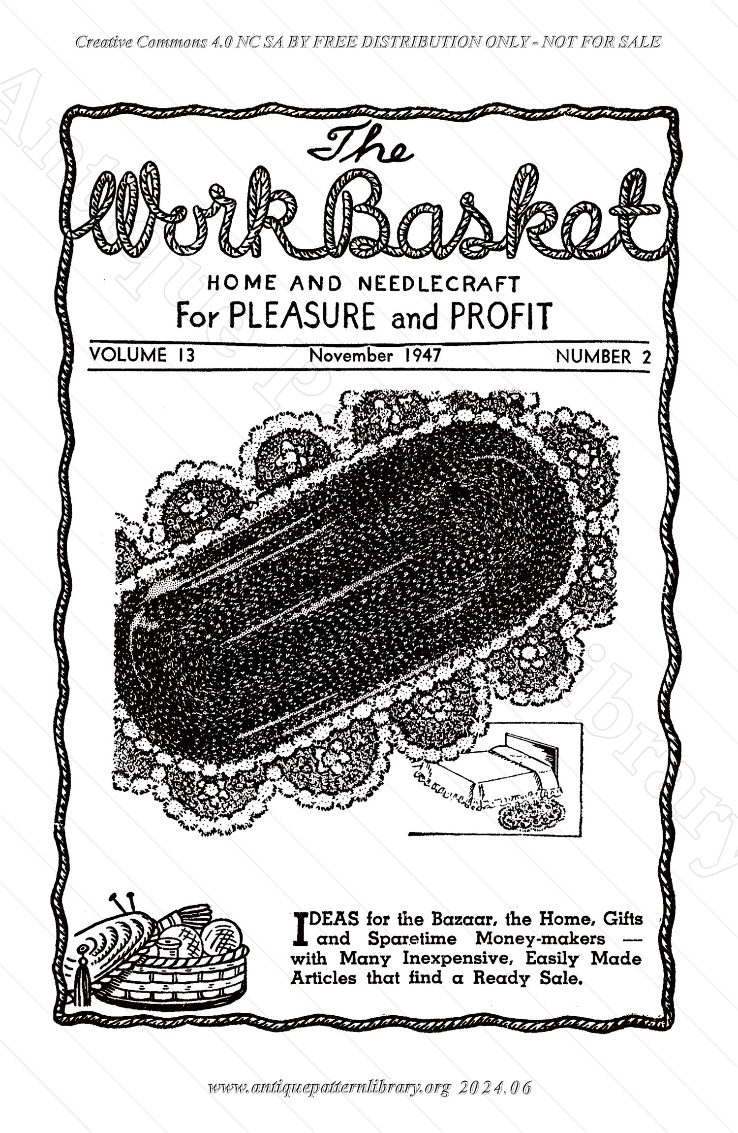 I-WB132 The Workbasket Vol. 13 November 1948 No. 2