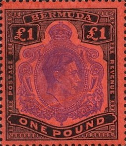 Bermuda stamp 1938 £1