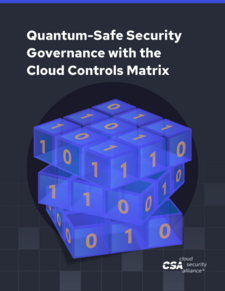 Quantum-Safe Security Governance with the Cloud Controls Matrix