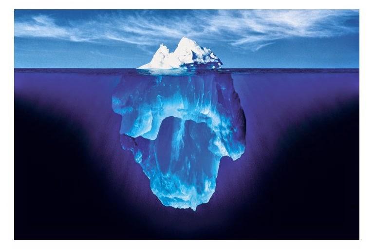 image of an iceberg