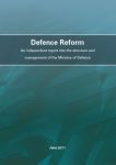 Defence Reform: An independent report into the structure and management of the Ministry of Defence - Cover