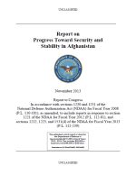 November 2013 Report on Progress Toward Security and Stability in Afghanistan - Cover