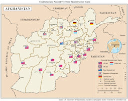 PRT Map July 2004