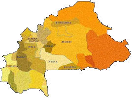 Burkina Faso Map