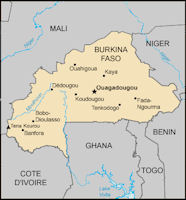 Burkina Faso Map