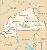 Burkina Faso Map